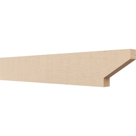 Ekena Millwork 2in. W x 6in. H x 36in. L Clemmons Woodgrain TimberThane Rafter Tail, Primed Tan RFTUR02X06X36CLERCPR